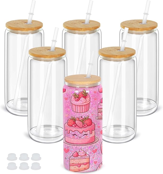 Glass Snow Globe Tumbler